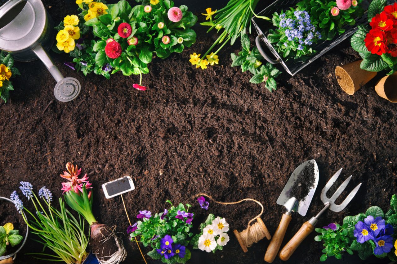 Get Ready for Spring – Start Planning Your Landscaping Projects NOW – backyard garden with tools Get Ready for Spring - Start Planning Your Landscaping Projects NOW - backyard garden with tools